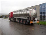 Vacuum trailer of DUPLEX stainless steel