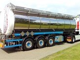 Geïsoleerde chemie oplegger 36.000 liter