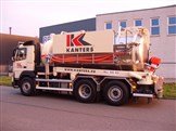 Vacuümwagen met kraan